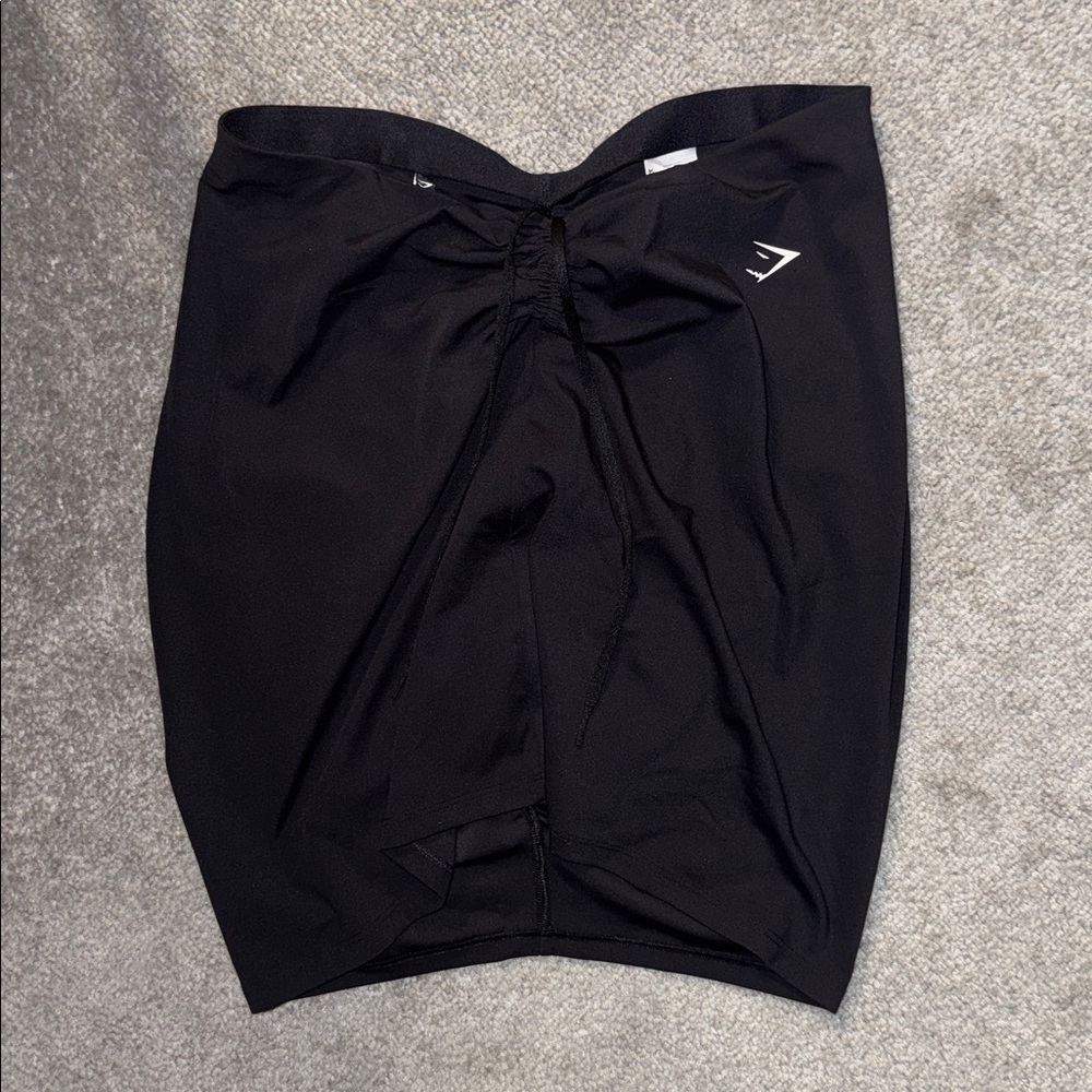 Gymshark Black Skirt with Logo